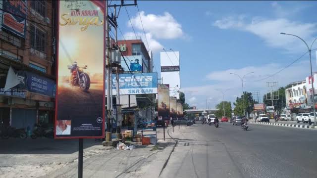 Ilustrasi reklame ilegal di Pekanbaru sudah mulai ditertibkan (foto/int)